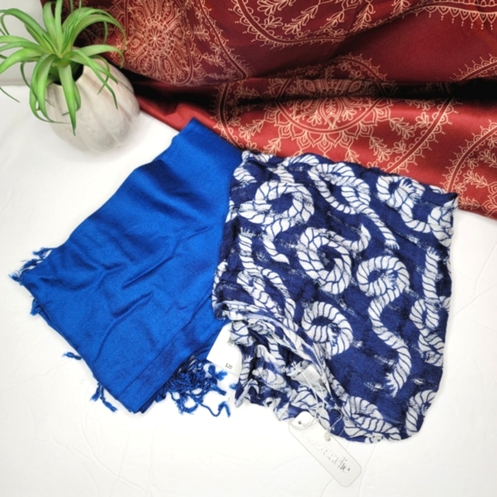 Scarf Bundle Blue NWT